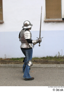 Photos Medieval Knight in plate armor 24 fighting poses knight…